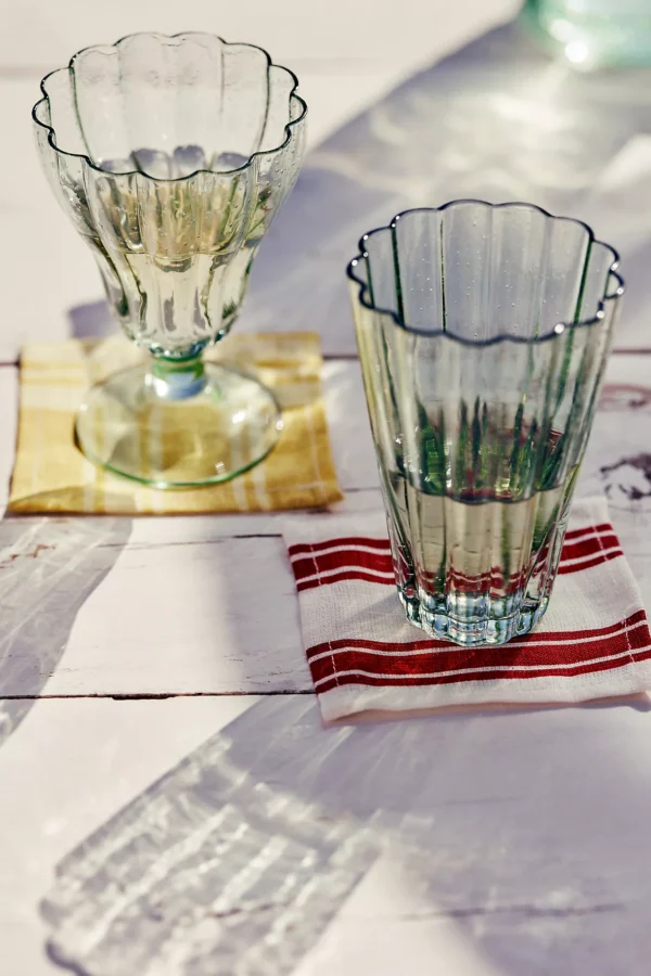 The Mediterranean Dish Glass Goblets, Set of 4