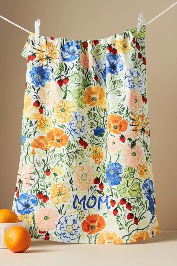 Floral Mom Dish Towel